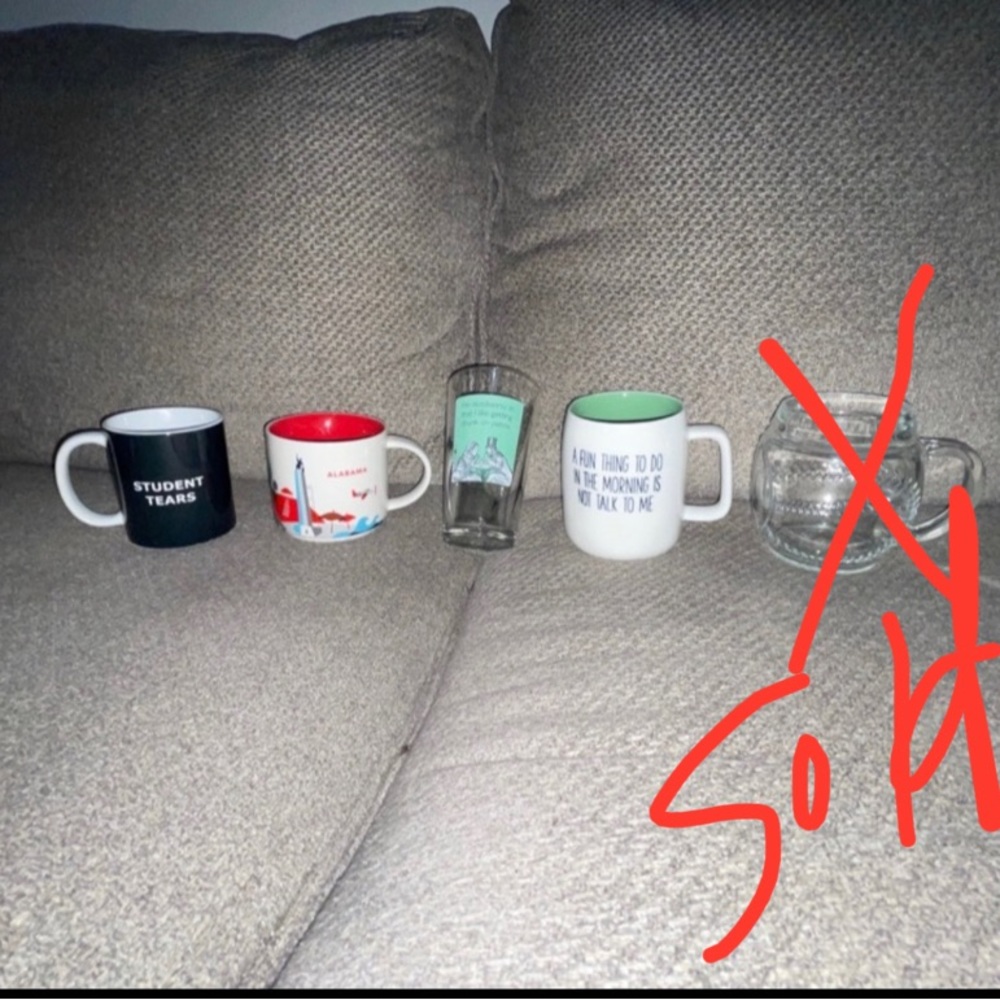 Coffee Mugs + Pint Glass